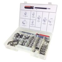 アールエスコンポーネンツ ホースクリップキット RS PRO 70個 ステンレススチール304 ウォームギヤ 175-7149 1キット（直送品）