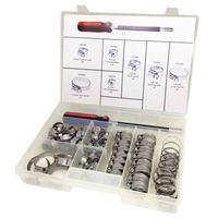 アールエスコンポーネンツ ホースクリップキット RS PRO 70個 軟鋼 ウォームギヤ 175-7152 1キット（直送品）