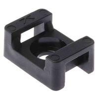 結束バンドベース RS PRO， 長さ 23mm， 幅 16 mm， ナイロン 66， 黒 233-685 1袋(250個)（直送品）