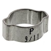 アールエスコンポーネンツ RS PRO ホースクリップ 9 → 11mm 6.5mm ステンレス鋼 726-3598 1袋(5個)（直送品）