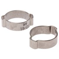 アールエスコンポーネンツ RS PRO ホースクリップ 18 → 21mm 8mm ステンレス鋼 726-3618 1袋(5個)（直送品）