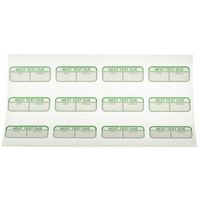 RS PRO 粘着剤付きラベル 120枚入り 緑 白 Next Test Due 758-7908 1袋(120個)（直送品）