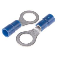 アールエスコンポーネンツ RS PRO リング端子， スタッド径:M7， 青 613-9340 1ロット(100個)（直送品）