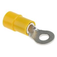 アールエスコンポーネンツ RS PRO リング端子， 内径:3.2mm， スタッド径:M4， 黄 613-9378 1ロット(100個)（直送品）