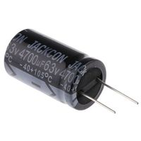 アールエスコンポーネンツ RS PRO コンデンサ 4700μF， ，63V dc 711-1668 1ロット(2個)（直送品）
