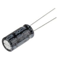 アールエスコンポーネンツ RS PRO コンデンサ 100μF， ，100V dc 711-1731 1ロット(10個)（直送品）