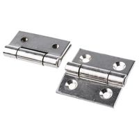 アールエスコンポーネンツ RS PRO 丁番 ステンレス 穴サイズ:3.5mm 726-4129 1ロット(2個)（直送品）