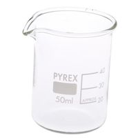 アールエスコンポーネンツ RS PRO ビーカー，50ml 461-1086 1ロット(10個)（直送品）