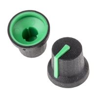 アールエスコンポーネンツ RS PRO ノブ 6mm 直径:16.8mm スプライン 777-7338 1ロット(5個)（直送品）