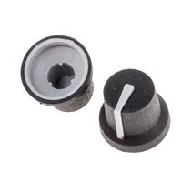 アールエスコンポーネンツ RS PRO ノブ 6mm 直径:16.8mm スプライン 777-7347 1ロット(5個)（直送品）