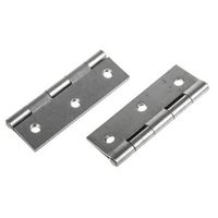 アールエスコンポーネンツ RS PRO 丁番 バット スチール 穴サイズ:#7 436-5058 1ロット(2個)（直送品）