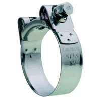 RS PRO ホースクリップ 112 → 121mm 25mm ステンレス鋼， 亜鉛めっき鋼(ボルト) 265-0247 1ロット(2個)（直送品）