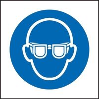 アールエスコンポーネンツ 必須標識 RS PRO なし なし語 ビニール 青/白 50 x 50mm 157-8548 1ロット(5個)（直送品）