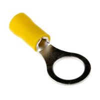 アールエスコンポーネンツ RS PRO リング端子， 内径:10mm， スタッド径:M10， 黄 208-2537 1ロット(100個)（直送品）