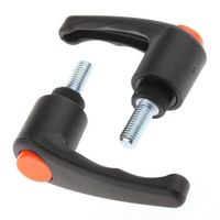 アールエスコンポーネンツ RS PRO クランプレバー， M8 サーモプラスチック 478-949 1ロット(2個)（直送品）