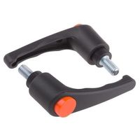 アールエスコンポーネンツ RS PRO クランプレバー， M10 サーモプラスチック 478-955 1ロット(2個)（直送品）