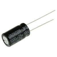 アールエスコンポーネンツ RS PRO コンデンサ 1000μF， ，25V dc 711-1157 1ロット(25個)（直送品）