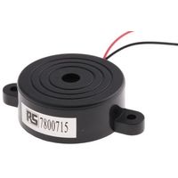 アールエスコンポーネンツ RS PRO 圧電ブザー 90dB スルーホール 780-0715 1ロット(5個)（直送品）