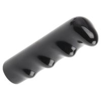 アールエスコンポーネンツ Pushーfit flexible black PVC grip，76mm L 686-749 1ロット(10個)（直送品）