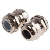 RS PRO ケーブルグランド， 径:PG 13.5， 材質:ニッケルめっき真鍮 831-9052 1ロット(5個)（直送品）