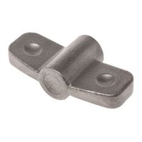 アールエスコンポーネンツ つまみノブ RS PRO ウィング， M8 直径:57mm シルバー 237-722 1ロット(2個)（直送品）