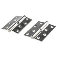 アールエスコンポーネンツ RS PRO 丁番 ステンレス 穴サイズ:7.5mm 665-9951 1ロット(2個)（直送品）