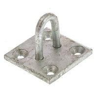 アールエスコンポーネンツ 掛け金/留め金 RS PRO スチール 50 x 50mm 穴径14mm 750-711 1ロット(5個)（直送品）