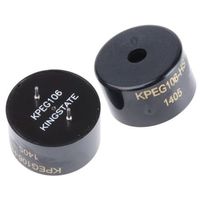 アールエスコンポーネンツ RS PRO 圧電ブザー 88dB スルーホール 754-1987 1ロット(5個)（直送品）