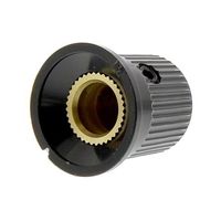 アールエスコンポーネンツ RS PRO ノブ 6.4mm 直径:16mm 丸型 259-6941 1ロット(5個)（直送品）
