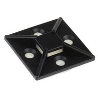 結束バンドベース RS PRO， 長さ 38mm， 幅 38 mm， ナイロン 66， 黒 730-0335 1ロット(100個)（直送品）