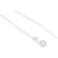 RS PRO 結束バンド， 171.5mm x 3.7 mm， ナチュラル， ナイロン 66 601-085 1袋(100個)（直送品）