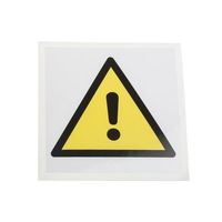 アールエスコンポーネンツ RS PRO 危険警告ラベル Symbol ビニール 黒 / 黄 白 ラベル 813-4435 1個（直送品）