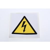 アールエスコンポーネンツ RS PRO 危険警告ラベル Symbol ビニール 黒 / 黄 白 ラベル 813-4423 1個（直送品）