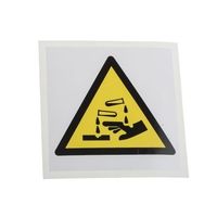 アールエスコンポーネンツ RS PRO 危険警告ラベル Symbol ビニール 黒 / 黄 白 ラベル 813-4439 1個（直送品）