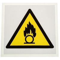 アールエスコンポーネンツ RS PRO 危険警告ラベル Symbol ビニール 黒 / 黄 白 ラベル 813-4451 1個（直送品）