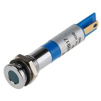 アールエスコンポーネンツ RS PRO 表示灯， 24V dc， 青， 実装ホールサイズ:8mm 838-5598 1個（直送品）