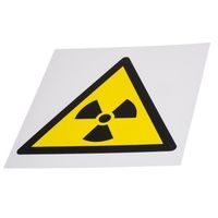 アールエスコンポーネンツ RS PRO 危険警告ラベル Symbol プラスチック 黒 / 黄 白 サイン 813-4574 1個（直送品）