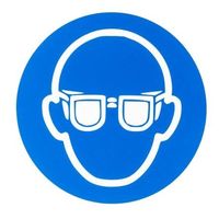 アールエスコンポーネンツ 必須標識 RS PRO なし なし語 プラスチック 青/白 200 x 200mm 813-4586 1個（直送品）