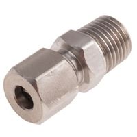 アールエスコンポーネンツ RS PRO 圧縮継手 熱電対圧縮フィッティング 1/4 BSPT 839-9608 1個（直送品）