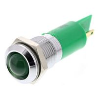 アールエスコンポーネンツ RS PRO 表示灯， 緑， 実装ホールサイズ:14mm 206-025 1個（直送品）