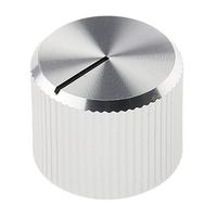 アールエスコンポーネンツ RS PRO ノブ 6.4mm 直径:15mm 丸型 465-9836 1個（直送品）