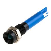 アールエスコンポーネンツ RS PRO 表示灯， 24V dc， 青， 実装ホールサイズ:6mm 206-328 1個（直送品）