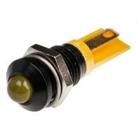 アールエスコンポーネンツ RS PRO 表示灯， 2V dc， 黄， 実装ホールサイズ:8mm 206-097 1個（直送品）