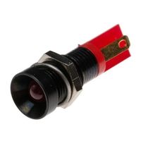 アールエスコンポーネンツ RS PRO 表示灯， 2V dc， 赤， 実装ホールサイズ:8mm 206-126 1個（直送品）