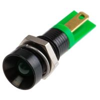 アールエスコンポーネンツ RS PRO 表示灯， 2V dc， 緑， 実装ホールサイズ:8mm 206-132 1個（直送品）