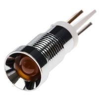 アールエスコンポーネンツ RS PRO 表示灯， 2V dc， オレンジ， 実装ホールサイズ:8mm 206-211 1個（直送品）