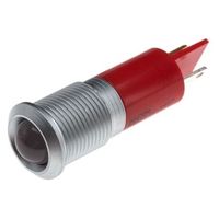 アールエスコンポーネンツ RS PRO 表示灯， 赤， 実装ホールサイズ:14mm 206-334 1個（直送品）