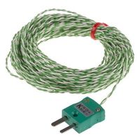 RS PRO 熱電対センサ Kタイプ プローブ径:1/0.2mm プローブ長さ:10m