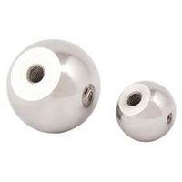 アールエスコンポーネンツ つまみノブ RS PRO ボール， M6 直径:25mm シルバー 144-3629 1袋(2個)（直送品）