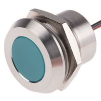 アールエスコンポーネンツ RS PRO 表示灯， 24V dc， 青， 実装ホールサイズ:22mm 123-2436 1個（直送品）